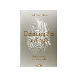 Portada del libro De animales a dioses de Yuval Noah Harari