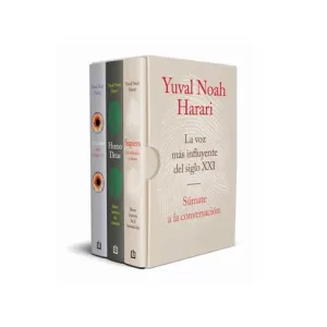 Portada de la TRILOGIA HARARI: SAPIENS / HOMO DEUS / 21 LECCIONES PARA EL SIGLO XXI