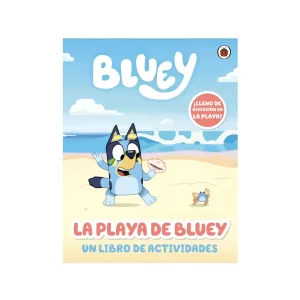 Portada del libro Bluey. Un cuento "La playa" (edición en español) de Bluey