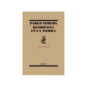 Portada del libro Residencia en la Tierra de Pablo Neruda
