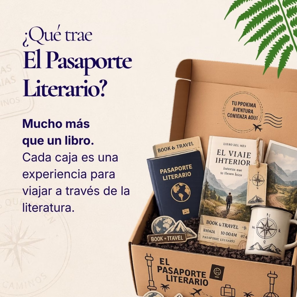 Suscripción de libros Colombia | El Pasaporte Literario – Viaje mensual