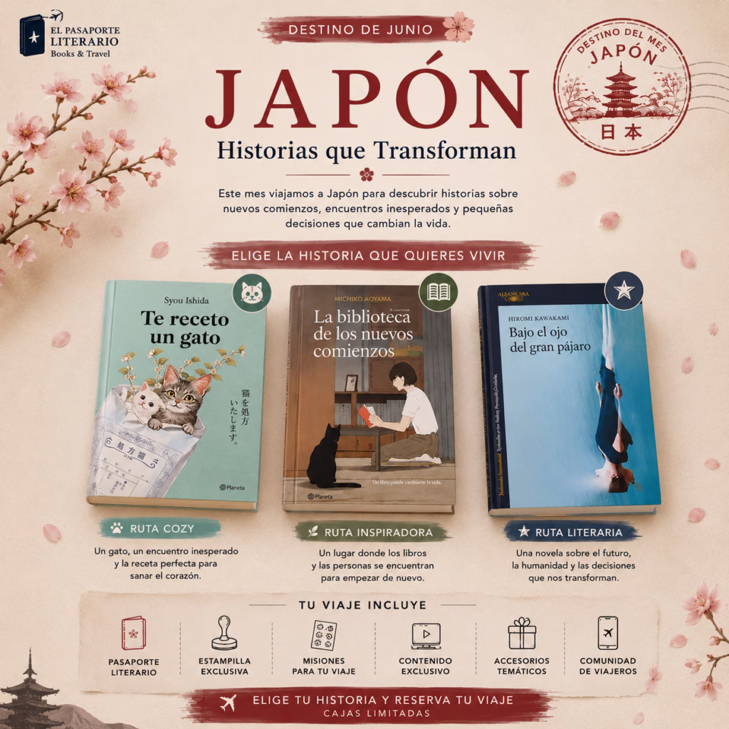 Suscripción de libros Colombia | El Pasaporte Literario – Viaje mensual