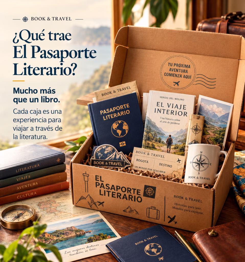 Suscripción de libros Colombia | El Pasaporte Literario – Viaje mensual